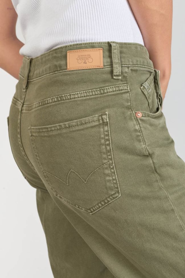 Cosy boyfit 7/8ème jeans kaki
