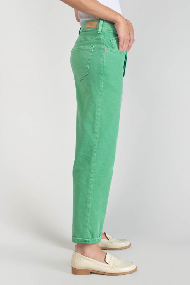 Cosy boyfit 7/8ème jeans vert menthe