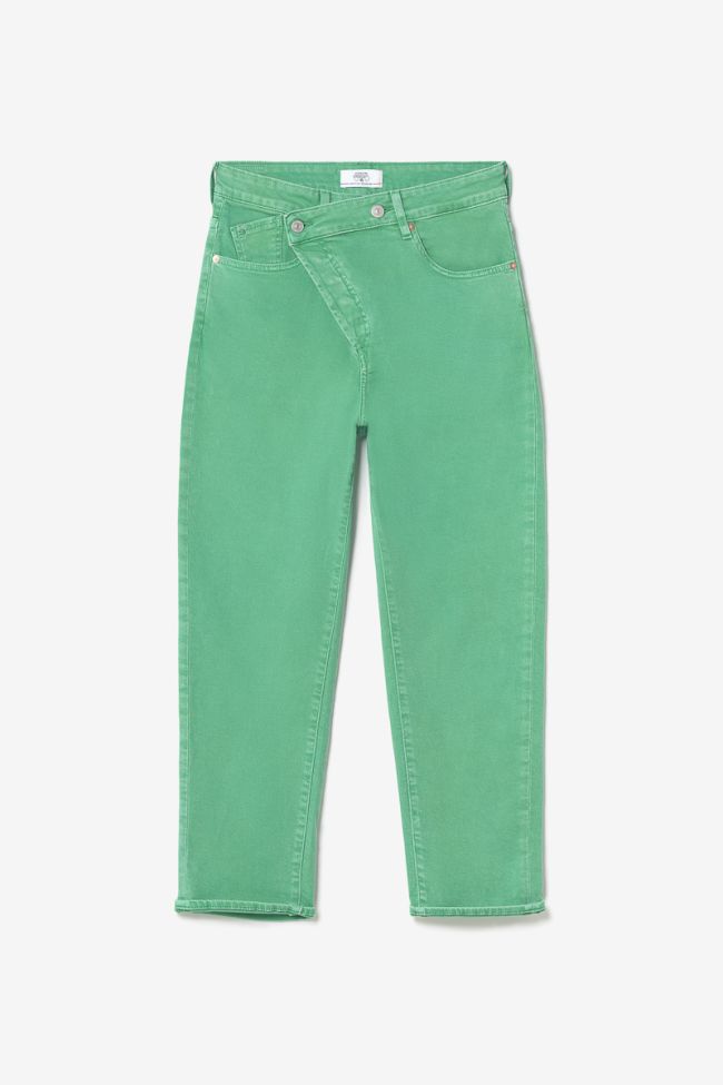 Cosy boyfit 7/8ème jeans vert menthe