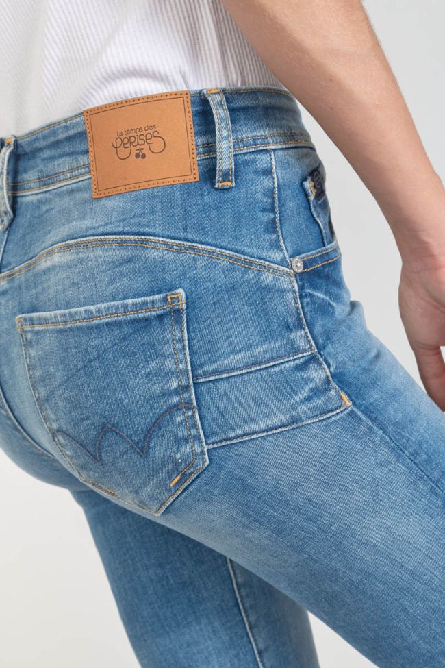 Jeans pulp regular Foxe taille haute bleu N°4