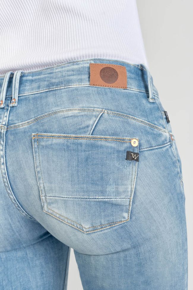 Jeans pulp slim Jako 7/8ème destroy bleu N°4