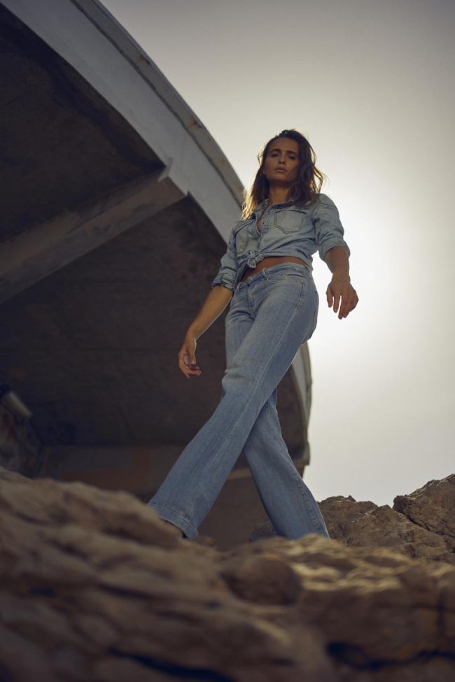 Jeans flare Kadi bleu N°5