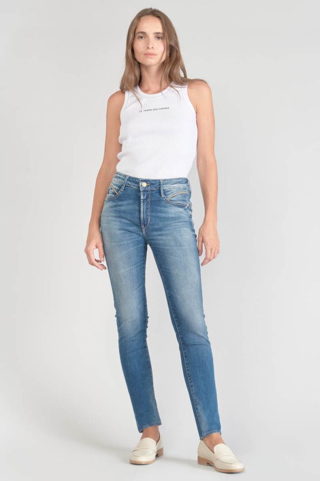 Jeans pulp slim Lump taille haute 7/8ème bleu N°3