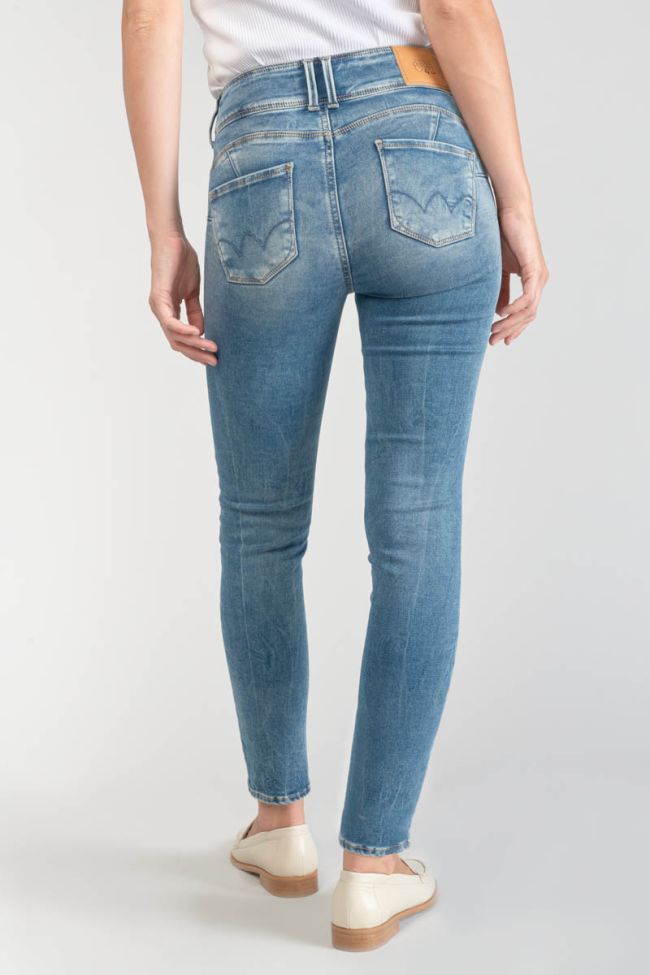 Jeans ultra pulp slim Luri taille haute 7/8ème bleu N°4