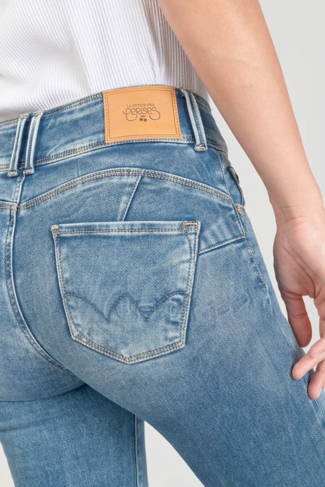 Jeans ultra pulp slim Luri taille haute 7/8ème bleu N°4