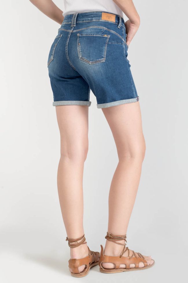 Short Paola en jeans bleu
