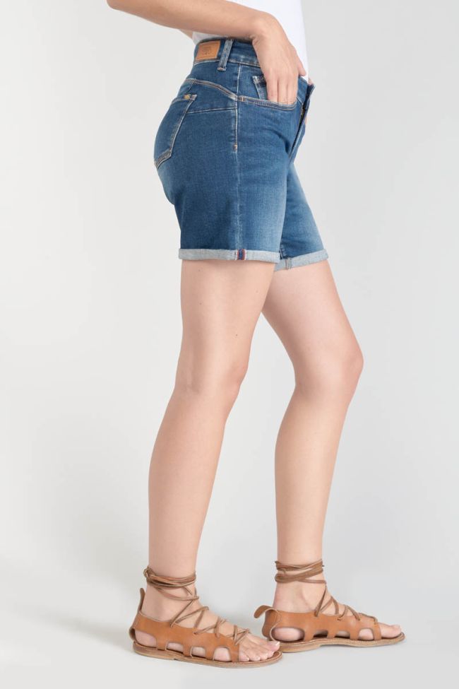 Short Paola en jeans bleu