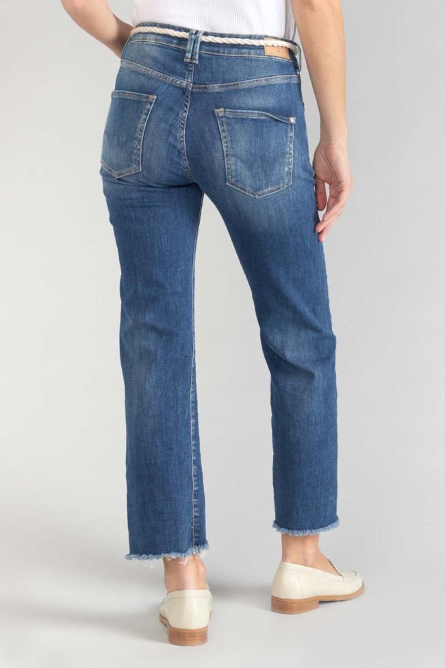 Jeans Pricilia taille haute 7/8ème bleu N°2