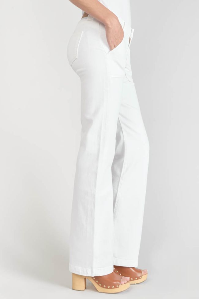 Jeans flare Sormiou blanc 