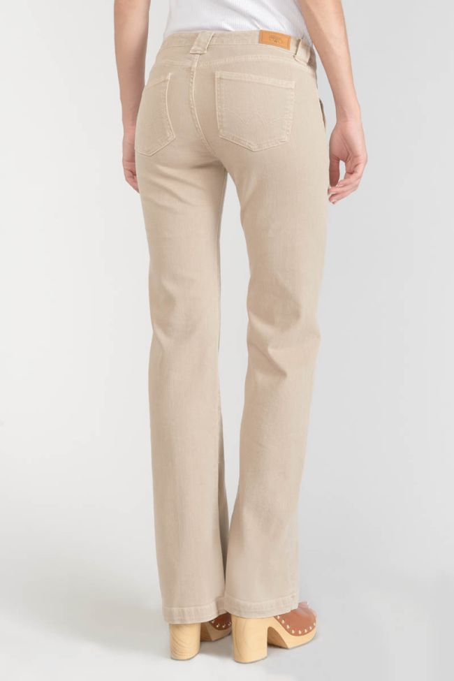 Sormiou flare jeans beige sable