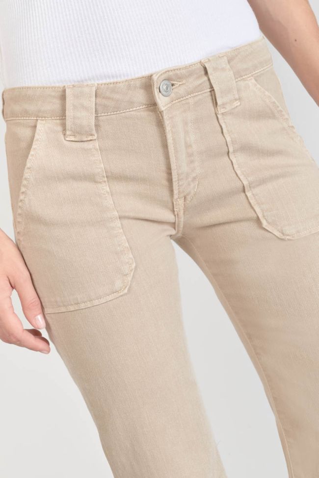Sormiou flare jeans beige sable