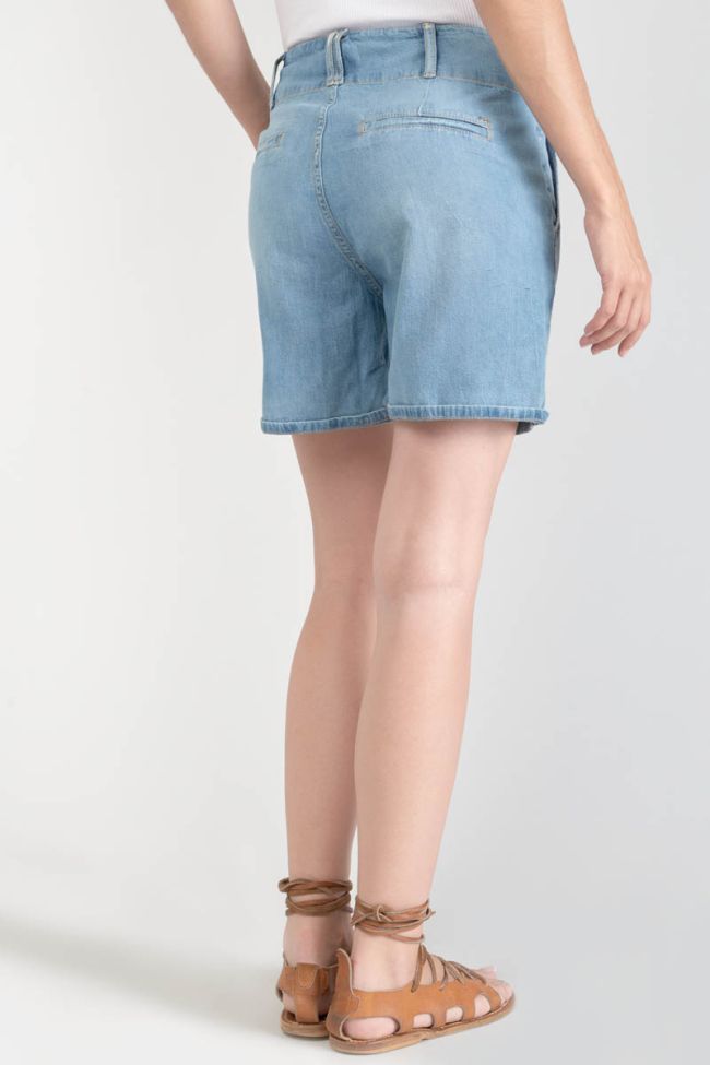 Short Sydney en jeans bleu clair