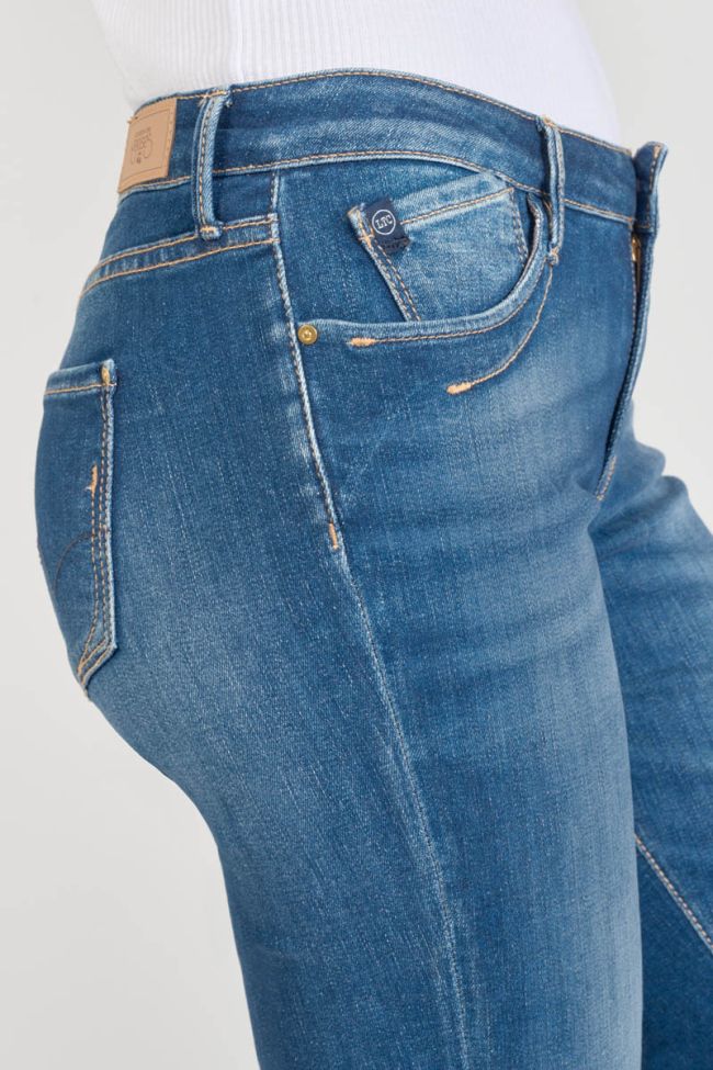 Corsaire Vallon en jeans bleu délavé