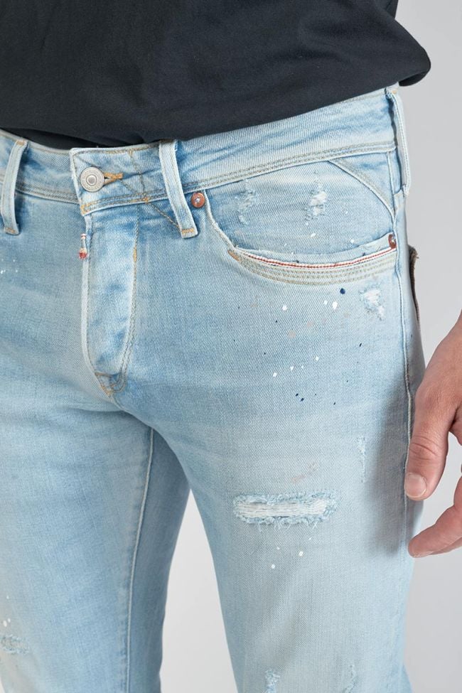Jeans 700/11 adjusted Delphes destroy bleu N°5