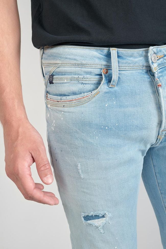 Jeans 700/11 adjusted Delphes destroy bleu N°5