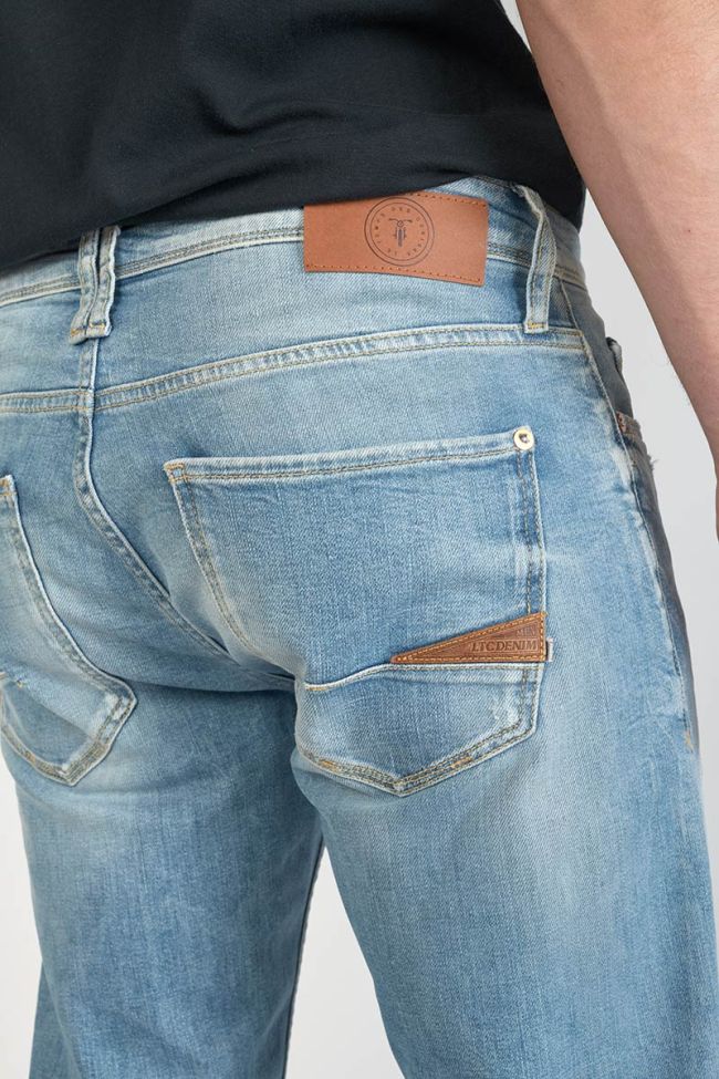 Jeans 700/17 relax Basic destroy bleu N°5