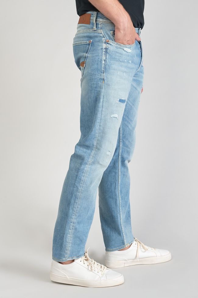 Jeans 700/17 relax Basic destroy bleu N°5