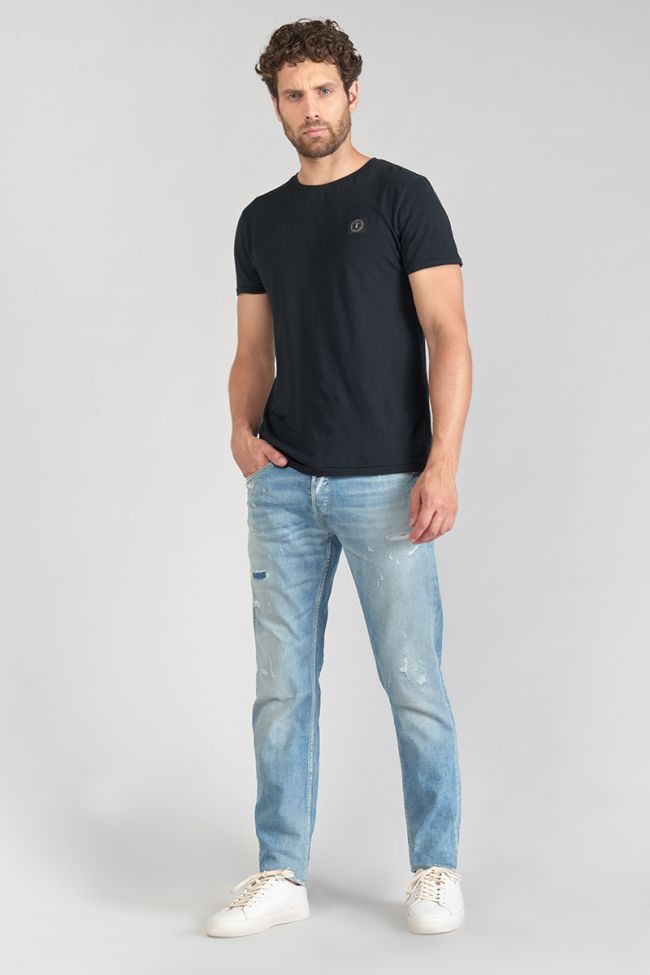 Jeans 700/17 relax Basic destroy bleu N°5