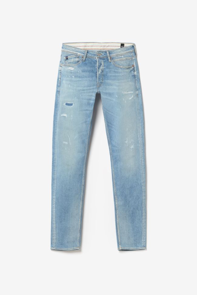 Jeans 700/17 relax Basic destroy bleu N°5