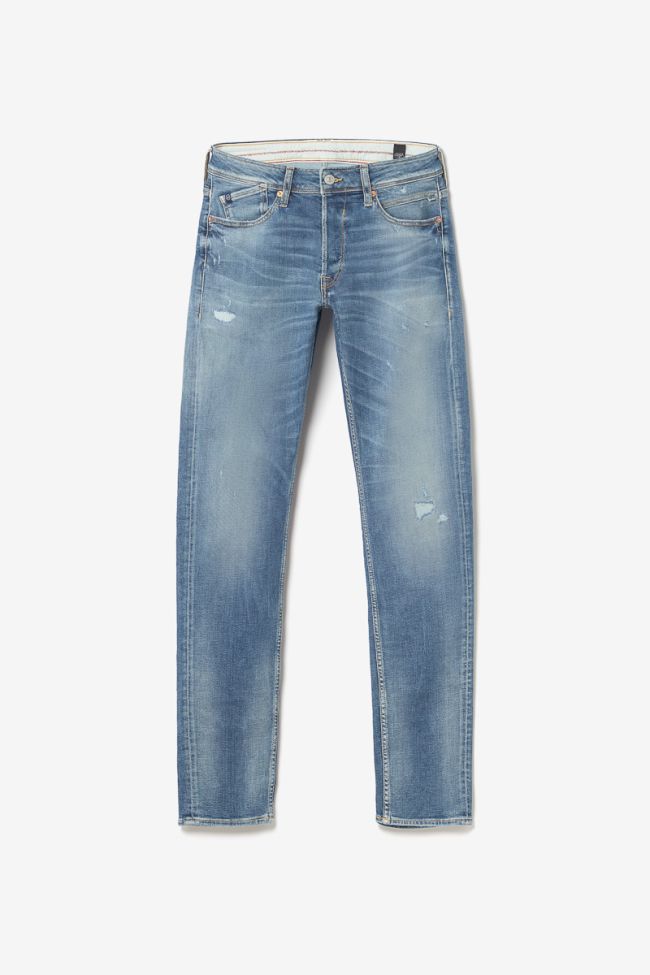 Jeans 700/17 relax Basic destroy bleu N°3