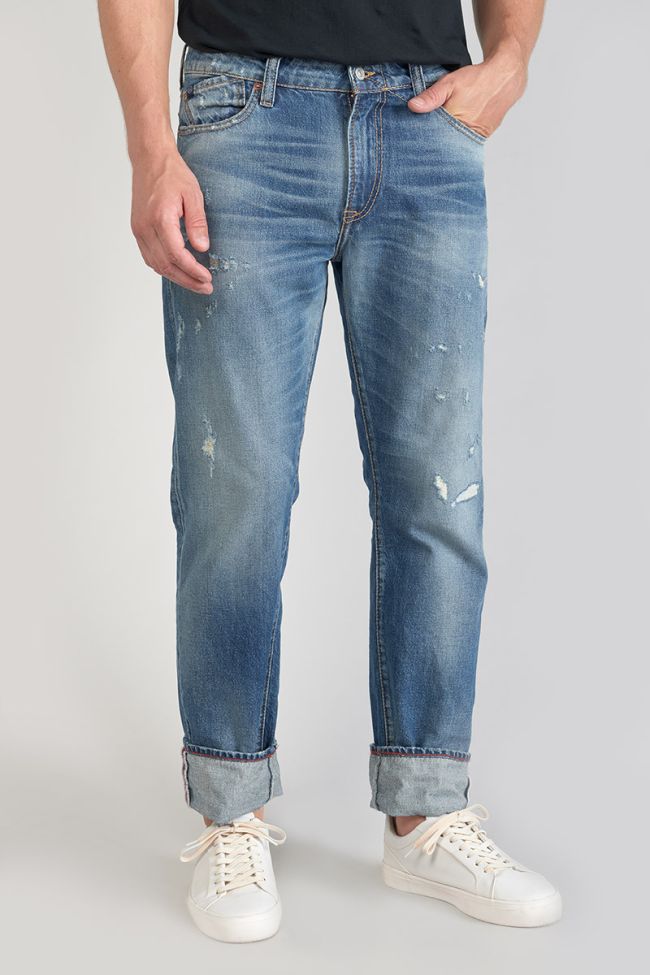 Jeans 700/20 regular Vintage destroy vintage bleu N°3