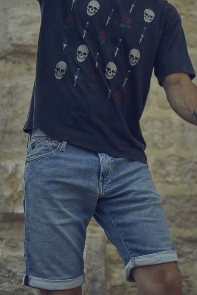 Bermuda Jogg Oc bleu délavé