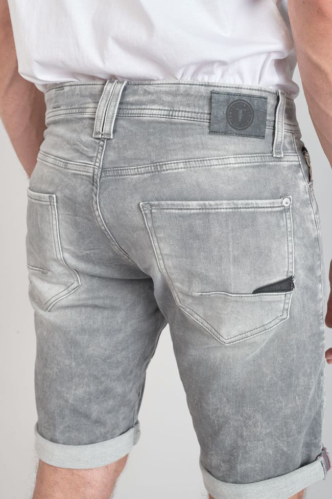 Bermuda Jogg Oc gris délavé destroy