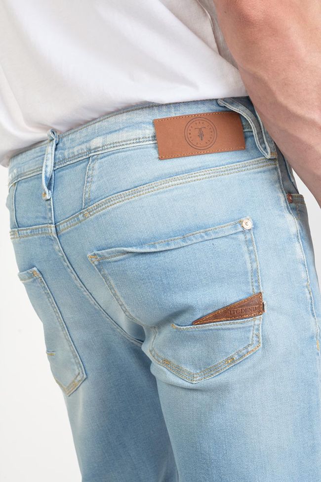 Bermuda Laredo en jeans bleu clair délavé