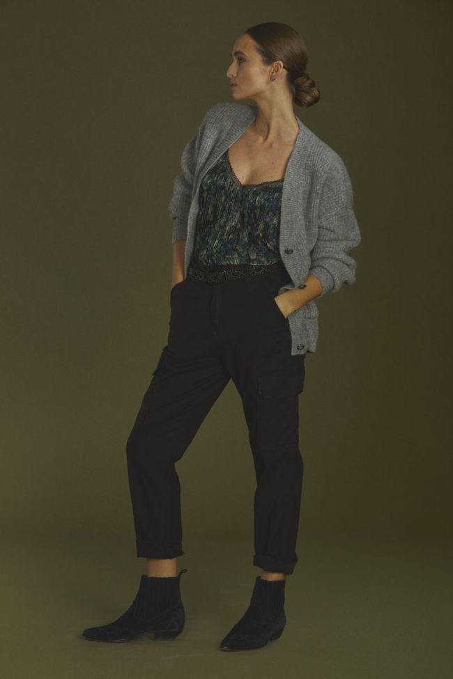 Pantalon cargo Castellas noir