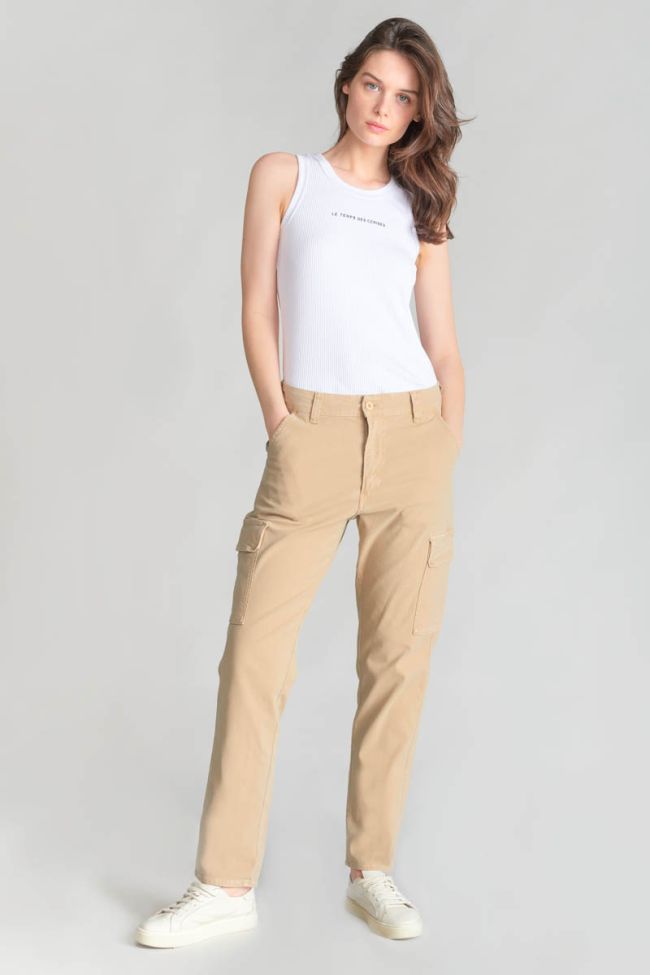 Pantalon cargo Castellas beige