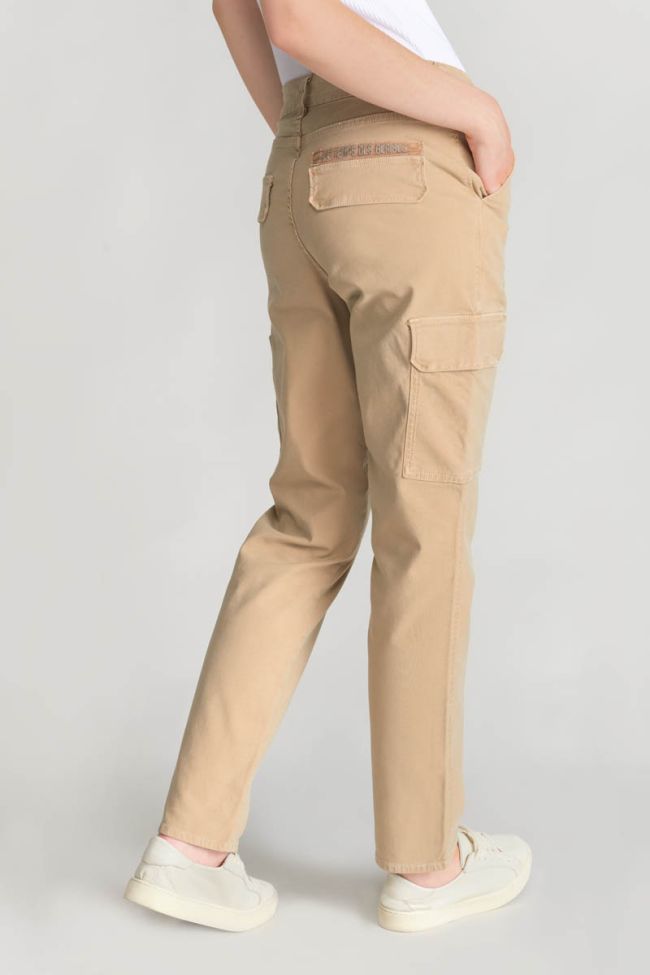 Pantalon cargo Castellas beige