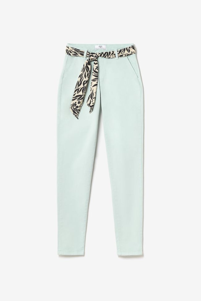Pantalon chino Dyli3 vert d'eau