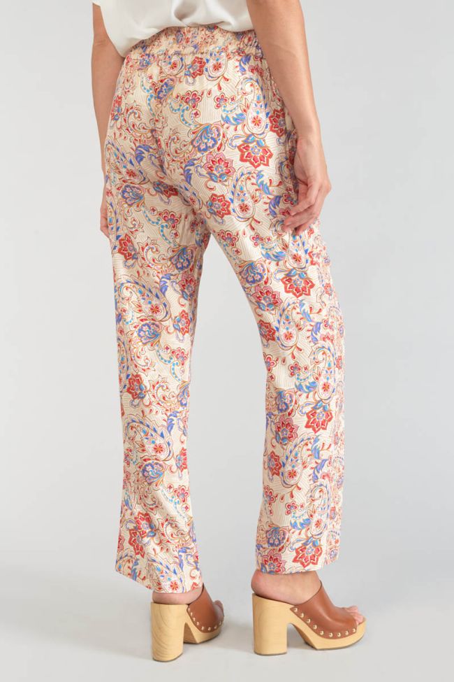 Pantalon Henel à motif cachemire