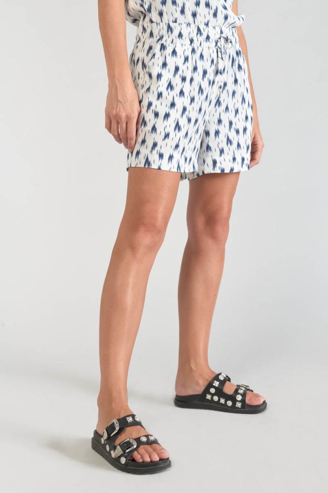 Short Nuria tie and dye bleu