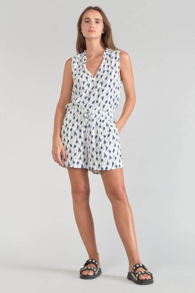 Short Nuria tie and dye bleu