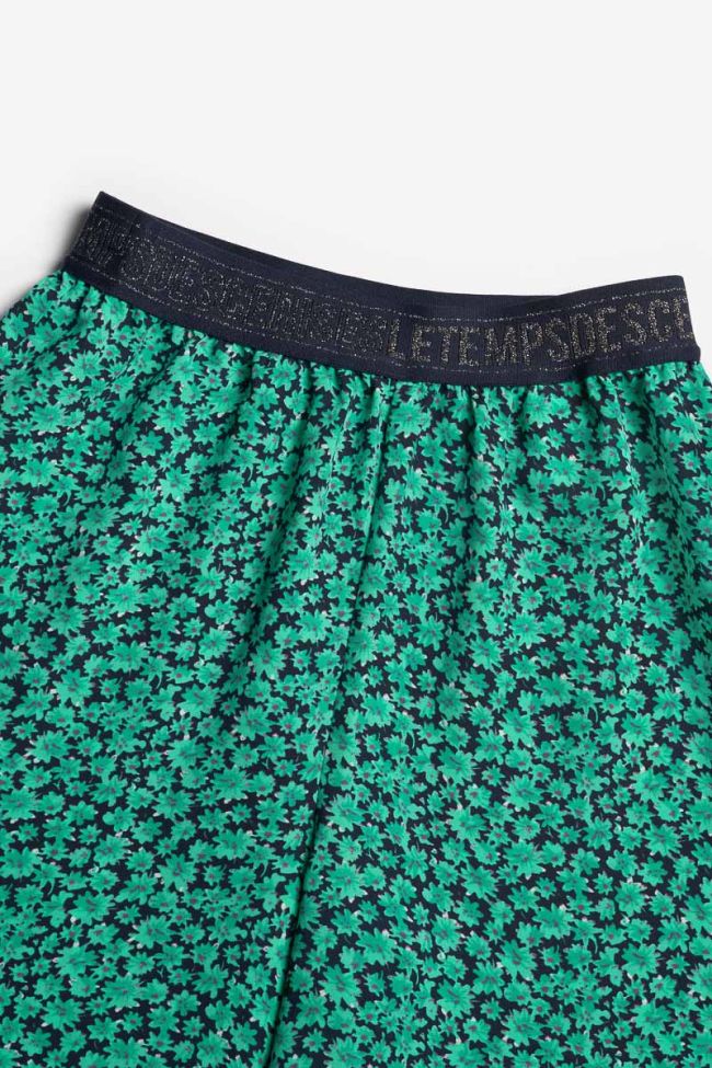 Pantalon Moligi à motif vert