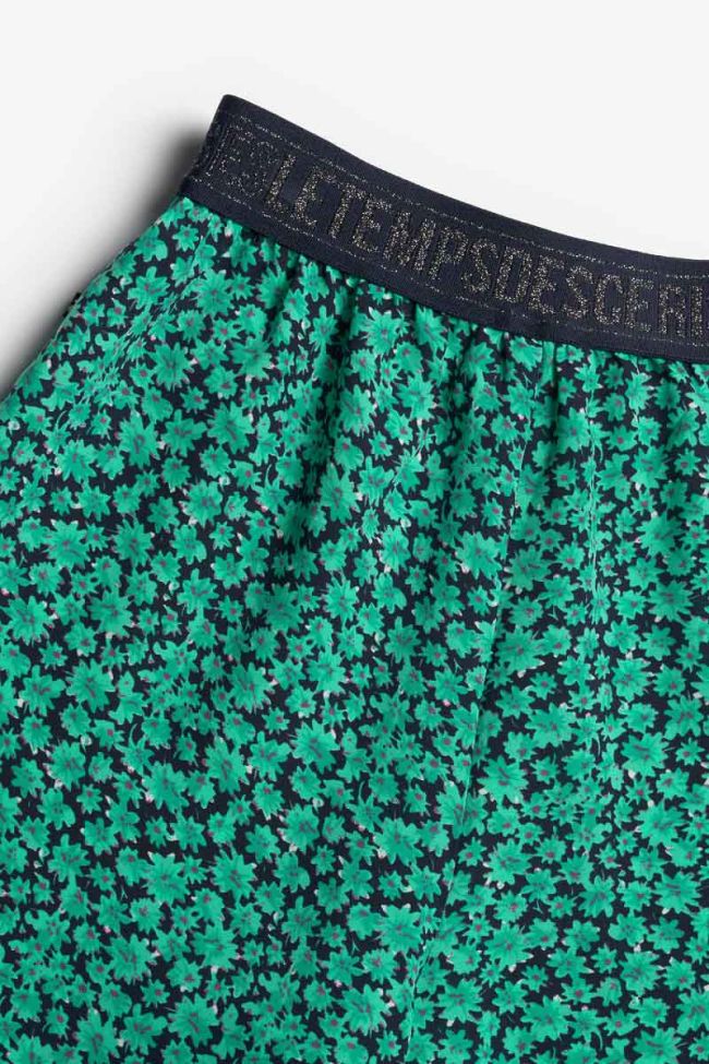 Pantalon Moligi à motif vert