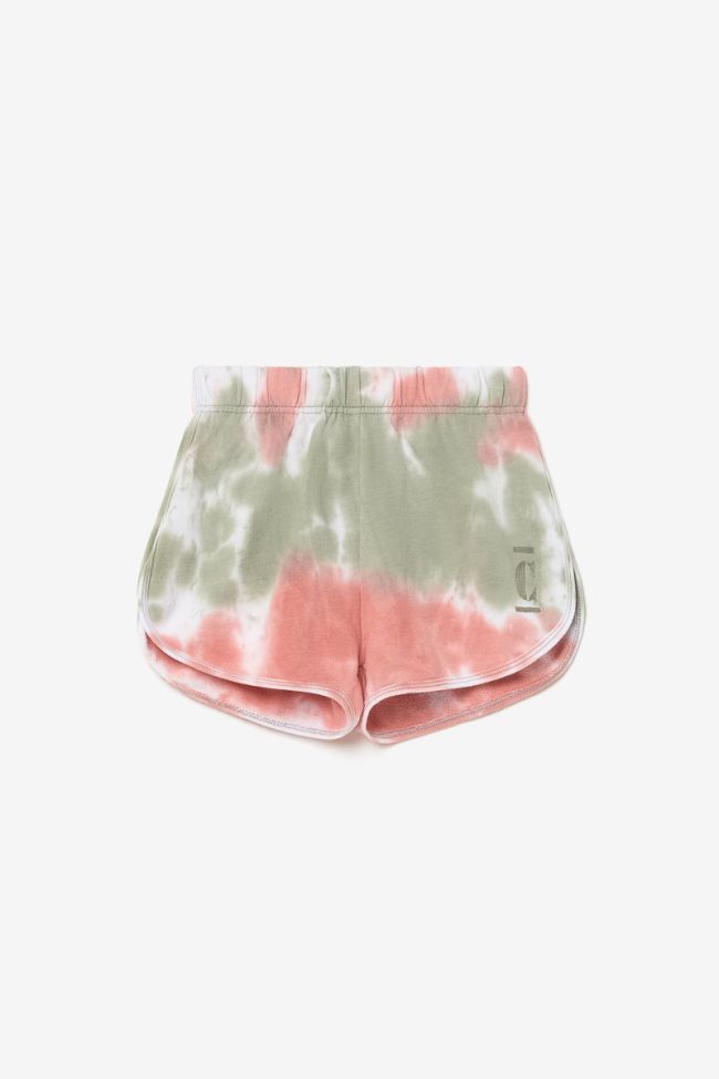 Short Shouagi tie and dye rose et kaki