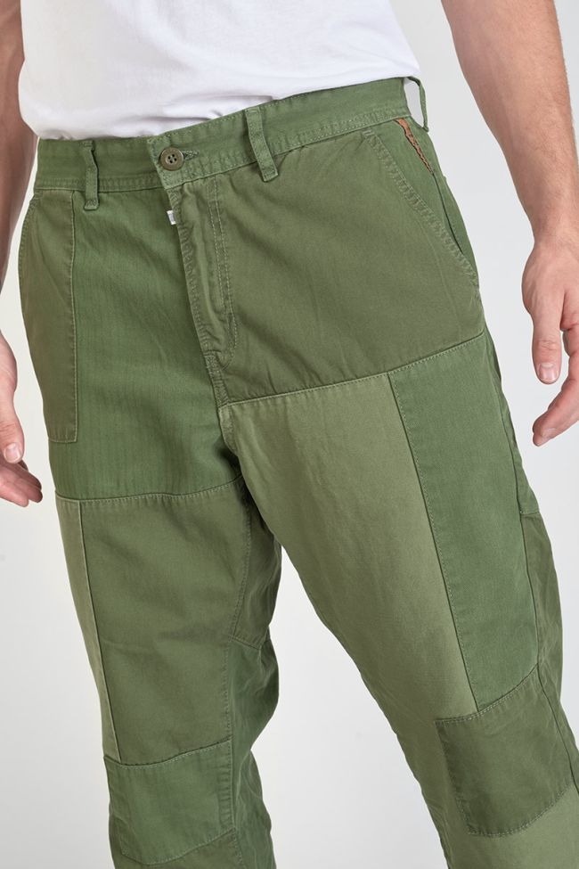 Pantalon loose Mister kaki vert