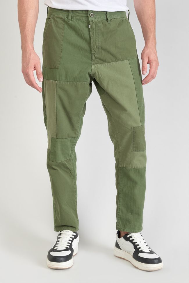 Pantalon loose Mister kaki vert