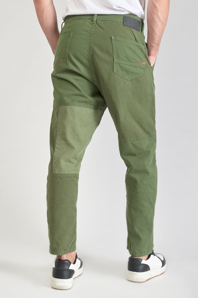 Pantalon loose Mister kaki vert
