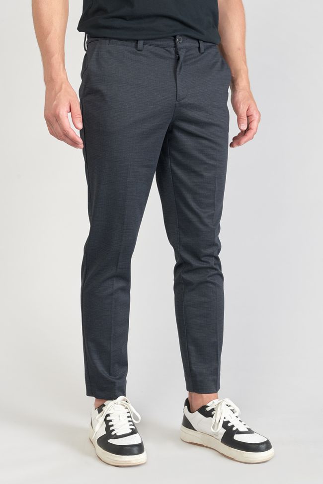 Pantalon Rolt noir chiné bleu