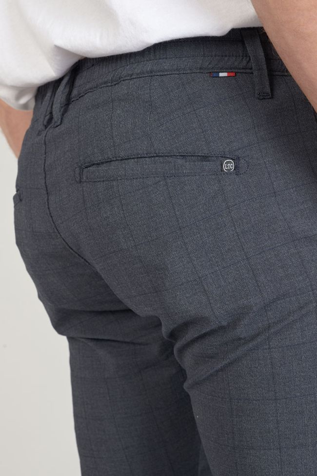 Pantalon Skunk à carreaux bleus