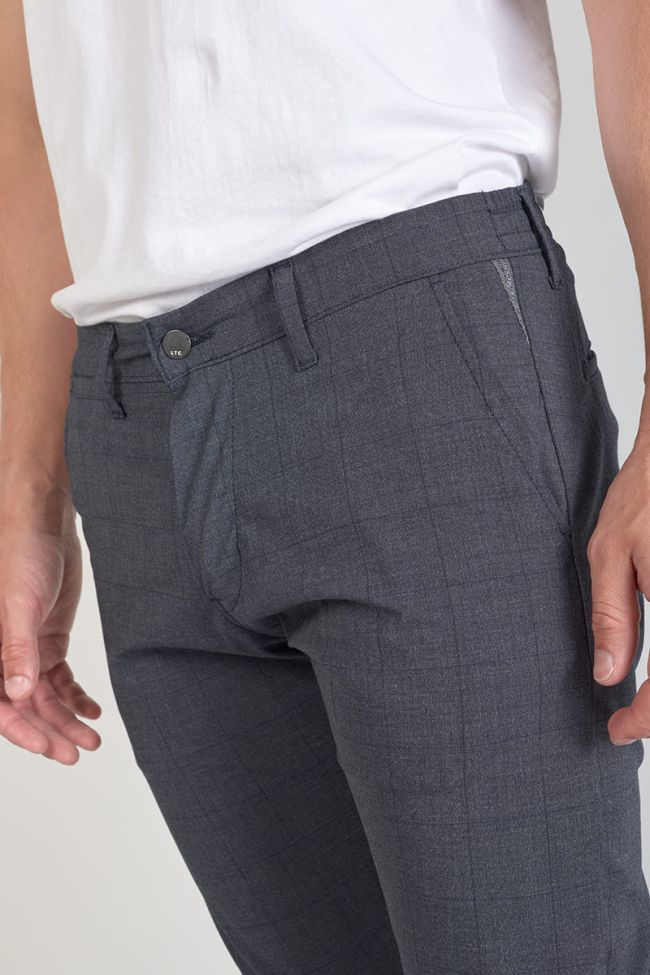 Pantalon Skunk à carreaux bleus