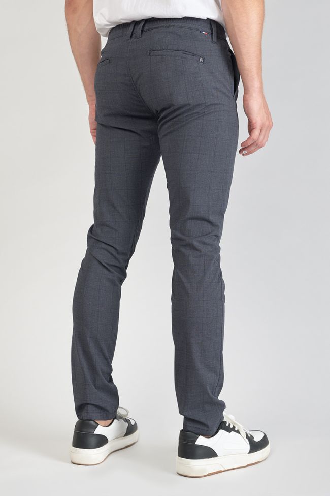 Pantalon Skunk à carreaux bleus