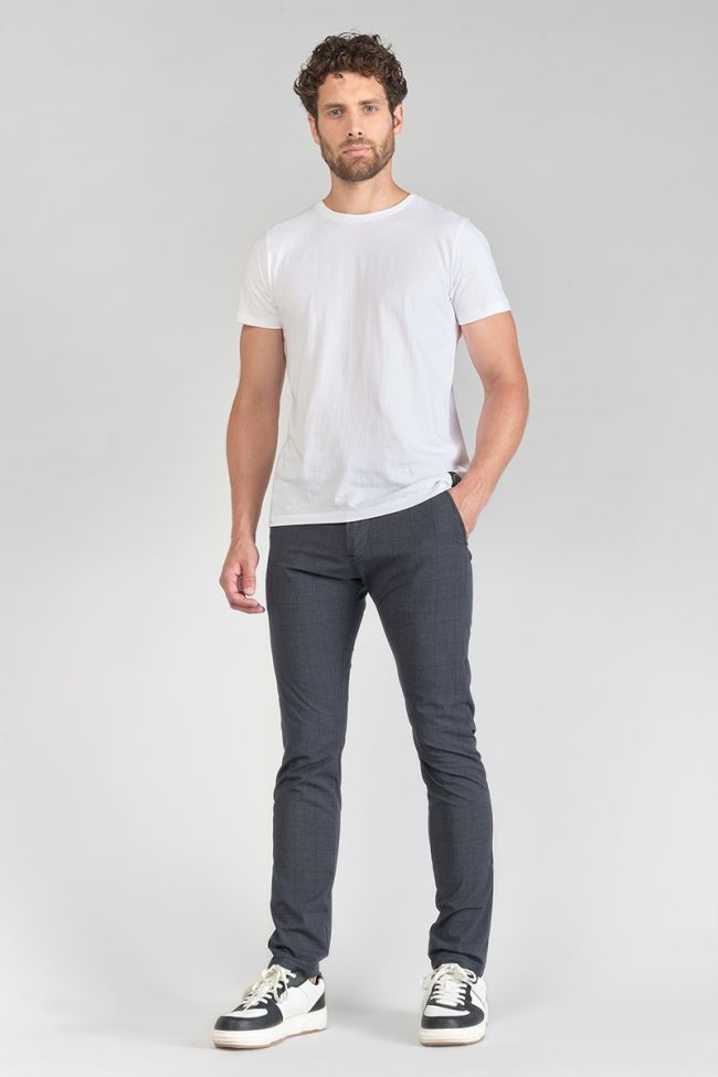 Pantalon Skunk à carreaux bleus