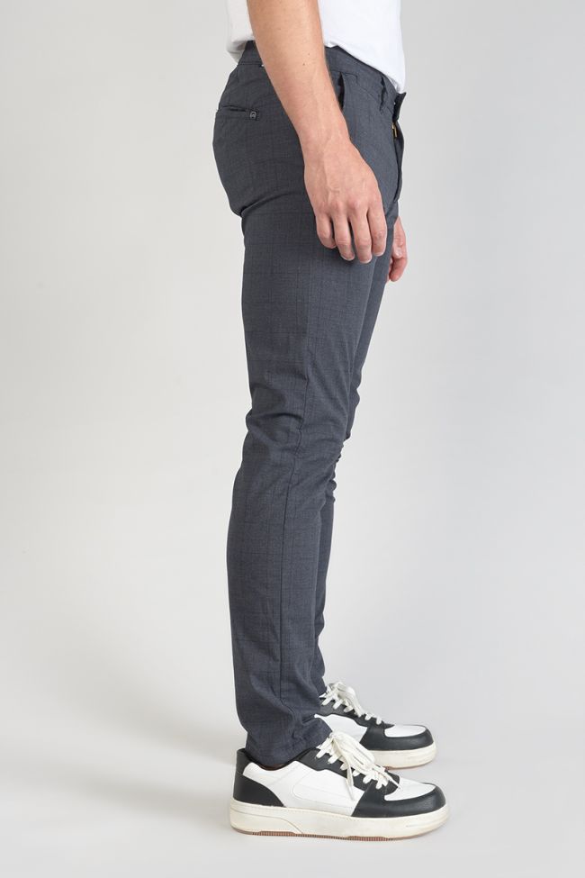 Pantalon Skunk à carreaux bleus