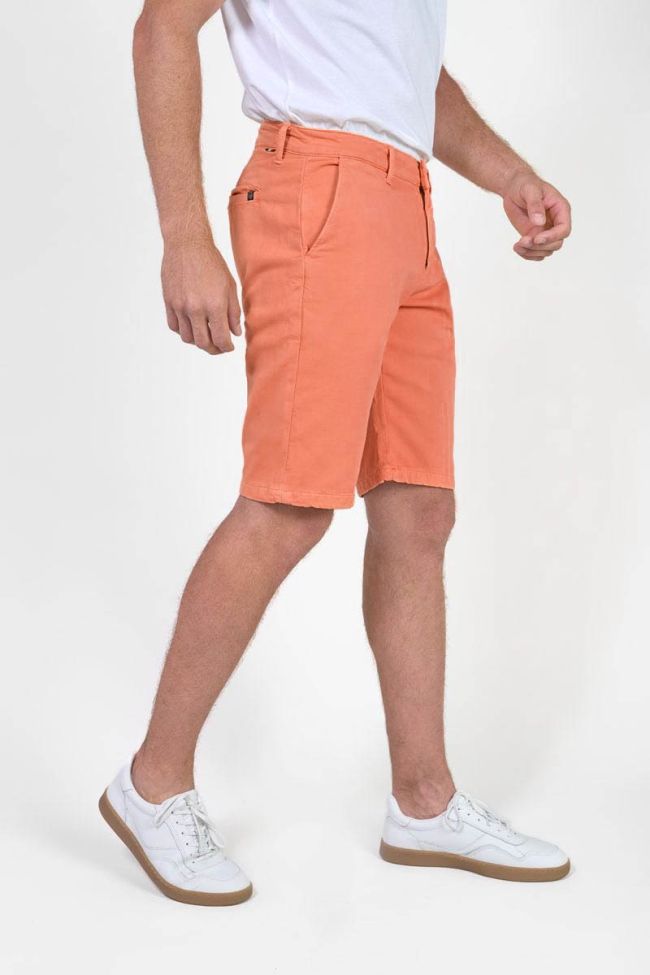 Bermuda chino Jogg Swoop saumon à motif