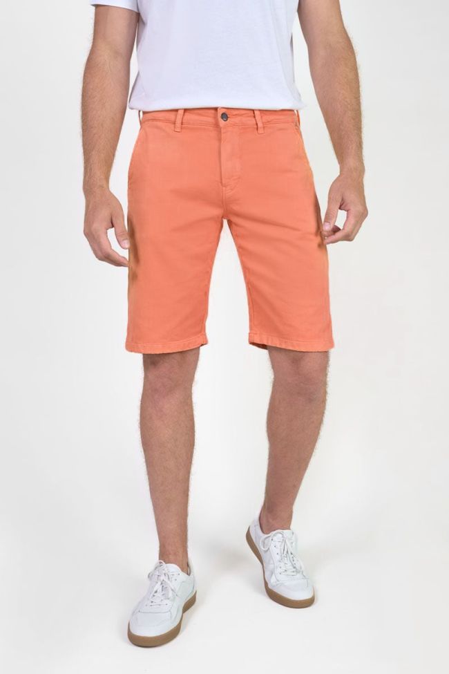 Bermuda chino Jogg Swoop saumon à motif