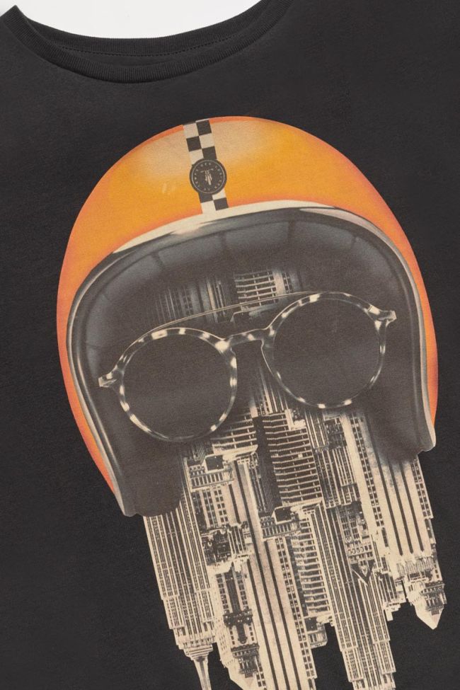 T-shirt Backibo noir imprimé